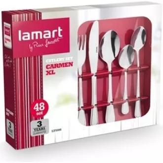 LT5006 KOMPLET JEDILNEGA PRIBORA 48 KOSOV CARMEN XL LAMART