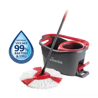 TURBO MOP VILEDA Z ENOSTAVNIM OŽEMANJEM IN ČIŠČENJEM