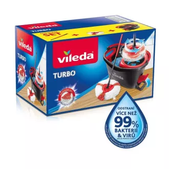 TURBO MOP VILEDA Z ENOSTAVNIM OŽEMANJEM IN ČIŠČENJEM