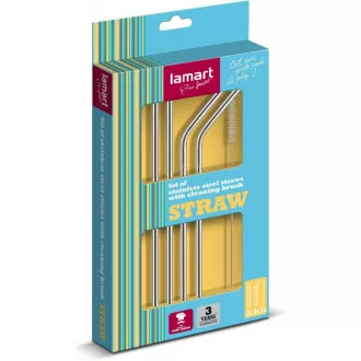 LT7052 KOMPLET SLAMIC IZ NERJAVEČEGA JEKLA 5 KOSOV SLAMIC LAMART
