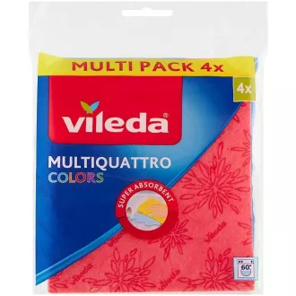 MULTIQUATTRO BARVE KRPA 4PCS VILEDA