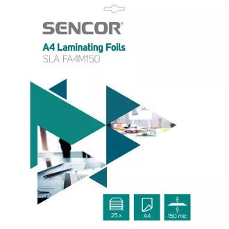 SLA FA4M150 Folija A4 150 mikrometrov 25 kosov SENCOR