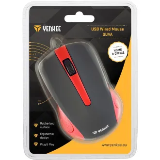 YMS 1015RD Miška USB Suva rdeča YENKEE YMS 1015RD Miška USB Suva rdeča YENKEE