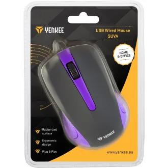 YMS 1015PE Miška USB Suva vijolična YENKEE