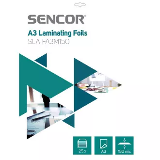 SLA FA3M150 Folija A3 150 mikrometrov 25 kosov SENCOR