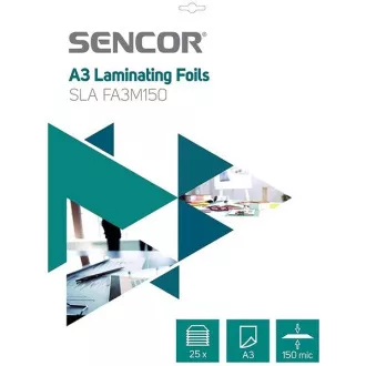 SLA FA3M150 Folija A3 150 mikrometrov 25 kosov SENCOR