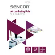 SLA FA4M250 Folija A4 250 mikrometrov 25 kosov SENCOR