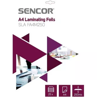 SLA FA4M250 Folija A4 250 mikrometrov 25 kosov SENCOR