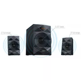 A180X PC zvočnik 2.1 42W FM BT USB FENDA A180X PC zvočnik 2.1 42W FM BT USB FENDA