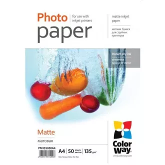 Fotopapir mat A4 50 kosov 130g COLORWAY