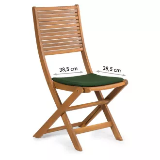 FDZN 9018 Sedež stola zelene barve. FIELDMANN