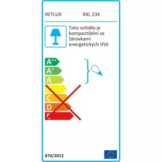 RXL 234 sveča 7LED WW TM RETLUX