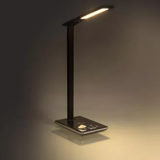 RTL 198 stm.LED svetilka črna Qi 5W RETLUX