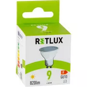 RLL 417 GU10 žarnica 9W WW RETLUX