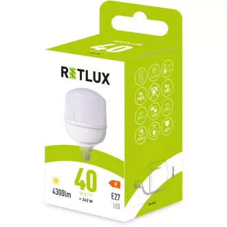 RLL 446 T120 E27 žarnica 40W WW RETLUX