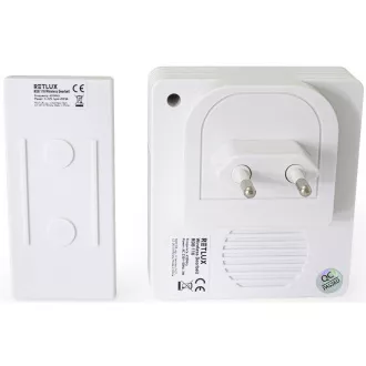 RDB 110 hišni zvonec 230V   gumb za baterijo RETLUX