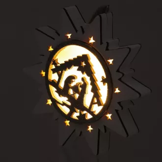 RXL 463 Zvezdne jaslice 14cm 3LED WW RETLUX