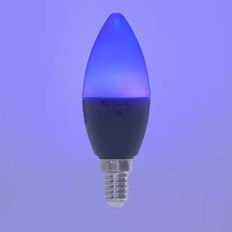 RSH 100 C37 E14 žarnica. 4,5W RGB CCT RETLUX