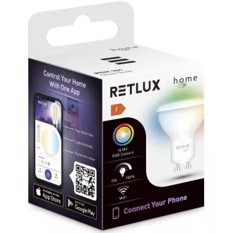 RSH 101 GU10 žarnica. 4,5 W RGB CCT RETLUX