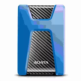 ADATA zunanji trdi disk 1TB USB 3.1 DashDrive Durable HD650, moder (gumijast, odporen na udarce)