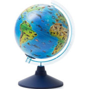 Alaysky Globe 25 cm Zoogeografski globus za otroke z osvetlitvijo LED, nalepke v angleščini