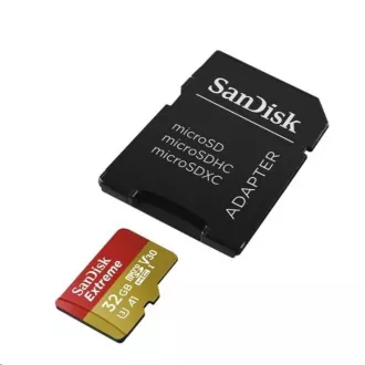 SanDisk MicroSDHC kartica 32 GB Extreme (100 MB/s, razred 10, UHS-I U3 V30)   adapter