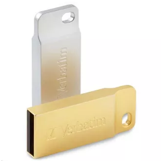 VERBATIM Flash disk 64 GB Metal Executive, USB 2.0, srebrn