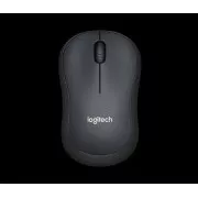 Logitechova brezžična miška M220 Silent, črna