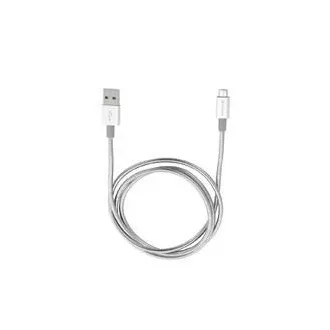 VERBATIM kabel Mirco B USB Cable Sync & Charge 100cm Silver 48862 O2 nalepka