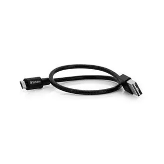 VERBATIM kabel Mirco B USB Cable Sync & Charge 100cm Black 48863 O2 nalepka