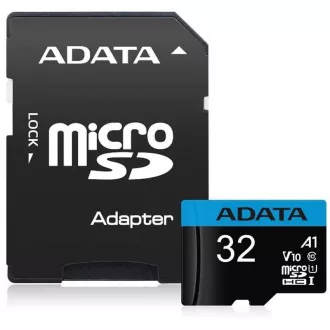 ADATA MicroSDHC kartica 32GB UHS-I Class 10, A1   SD adapter, Premier