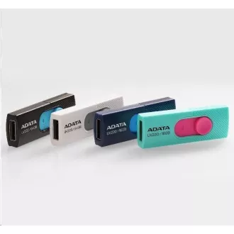 ADATA Flash disk 32 GB UV220, USB 2.0 Dash Drive, črna/modra ADATA Flash disk 32 GB UV220, USB 2.0 Dash Drive, črna/modra