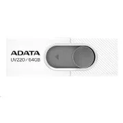 ADATA Flash disk 32 GB UV220, USB 2.0 Dash Drive, bel/siv
