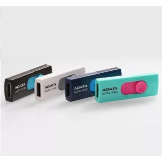 ADATA Flash disk 64 GB UV220, USB 2.0 Dash Drive, bel/siv