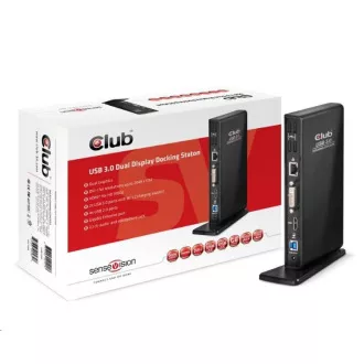 Club3D USB 3.0 tipa A z dvema zaslonoma