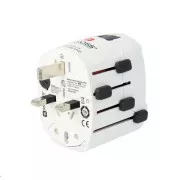 SKROSS potovalni adapter PRO, max. 6,3 A, ozemljen, univerzalen za ves svet