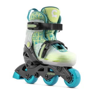 Otroški rolerji Cariboo Step One, modro-zeleni, 30-33 - Razpakirano