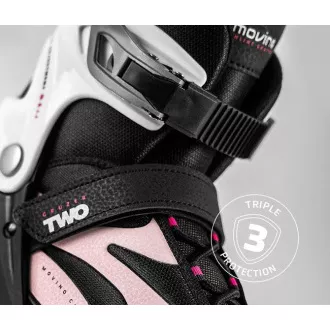 Rolerji Movino Cruzer Two, Roza, 38-41