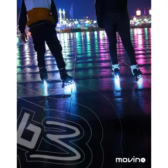 Movino Cruzer B3 LED rolerji - črni, 38-41