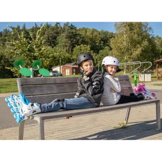 Rolerji 4v1 Enero KIDS - modri in beli, 34-37