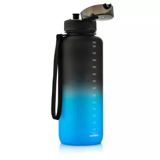 Športna plastenka MTR iz tritana 1500 ml, črna in modra