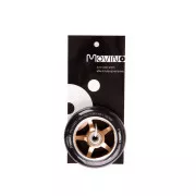 Rezervna kolesa za freestyle skuter MOVINO EDGE 100 mm, aluminij, 2 kosa, zlata