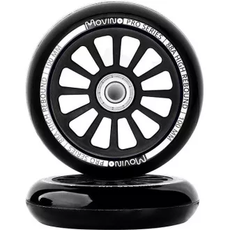 Rezervna kolesa MOVINO za freestyle skuter 100 mm, PP, 2 kosa, črna