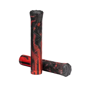 Nadomestni ročaj za krmilo skuterja prostega sloga TPR Grip (EDGE Black-red), 2 kosa Nadomestni ročaj za krmilo skuterja prostega sloga TPR Grip (EDGE Black-red), 2 kosa