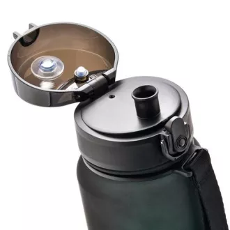 Športna plastenka iz tritana MTR, 1000 ml, črno-zelena