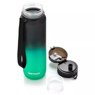 Športna plastenka iz tritana MTR, 1000 ml, črno-zelena