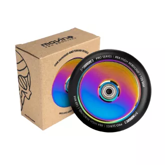 Nadomestna kolesa MOVINO za freestyle skuter 120 mm, aluminij, Kraken 2 kosa, Rainbow