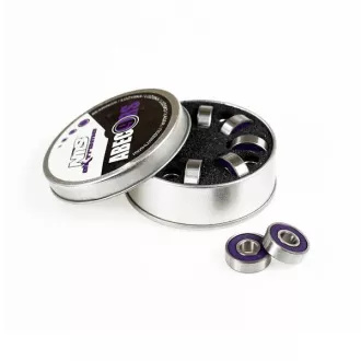 Nadomestni ležaji NEX ABEC-9 RS Carbon v škatli, 8 kosov Nadomestni ležaji NEX ABEC-9 RS Carbon v škatli, 8 kosov
