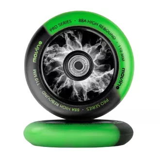 Rezervna kolesa za freestyle skuter MOVINO Maniac, 110 mm, najlon, 2 kosa, modra