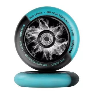 Rezervna kolesa za freestyle skuter MOVINO Maniac, 110 mm, najlon, 2 kosa, modra